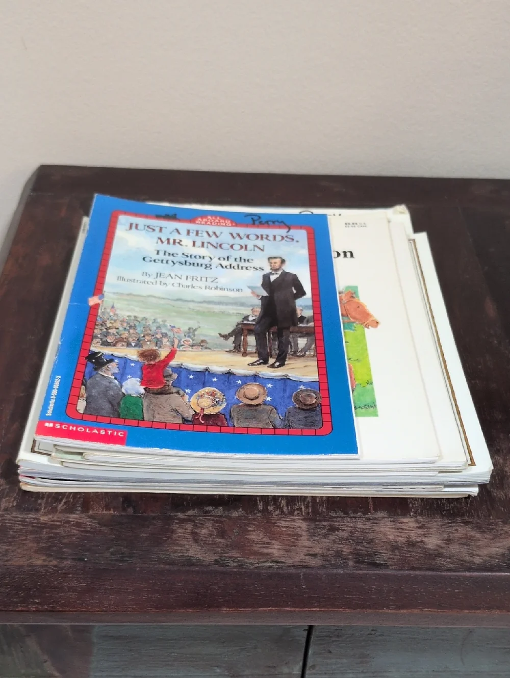 Scholastic Vintage Presidential Picture Book Non Fiction Lot of 10 Books - Used